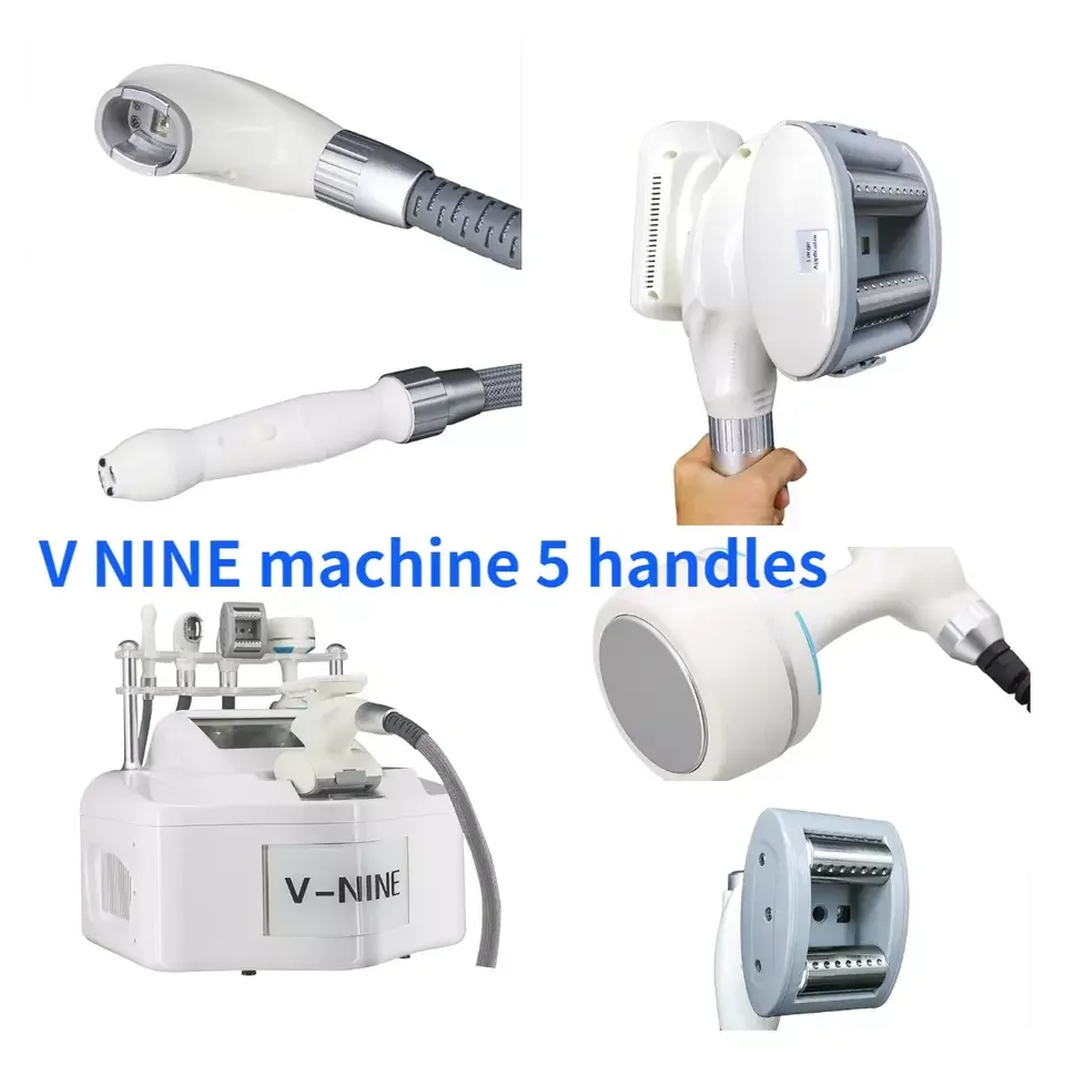 V NINE Body Sculptig Weight Loss Body Slimming Vacuum Cavitation Rf Skin Tightening Machine