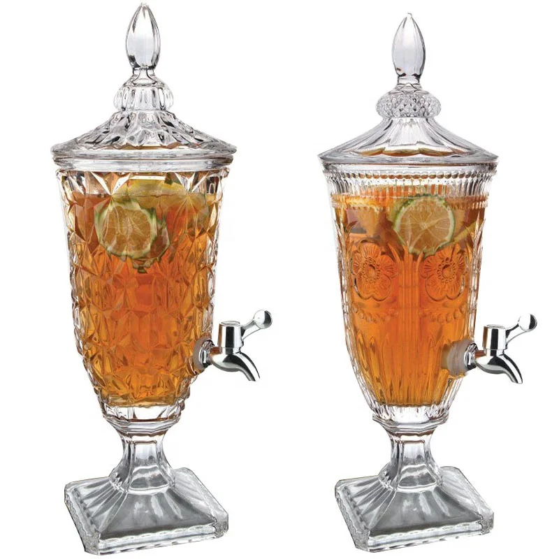 Л стеклянный дозатор сока для пива и сока диспенсер для напитков стеклянный дозатор сока для продажи