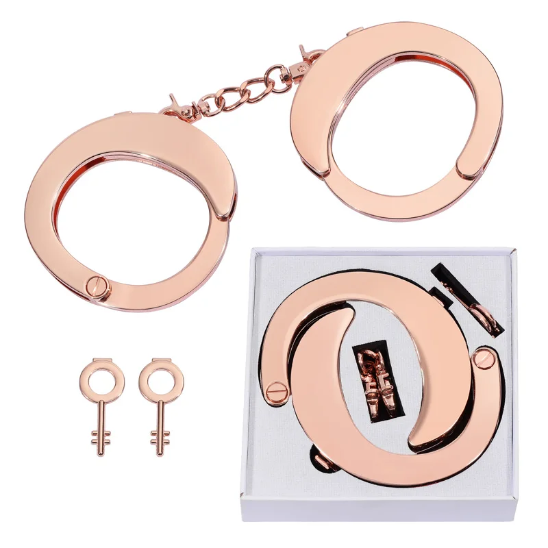 Novelty Premium metal SM Handcuff Ankle cuff Bracelet Cosplay Restraint sex Toy
