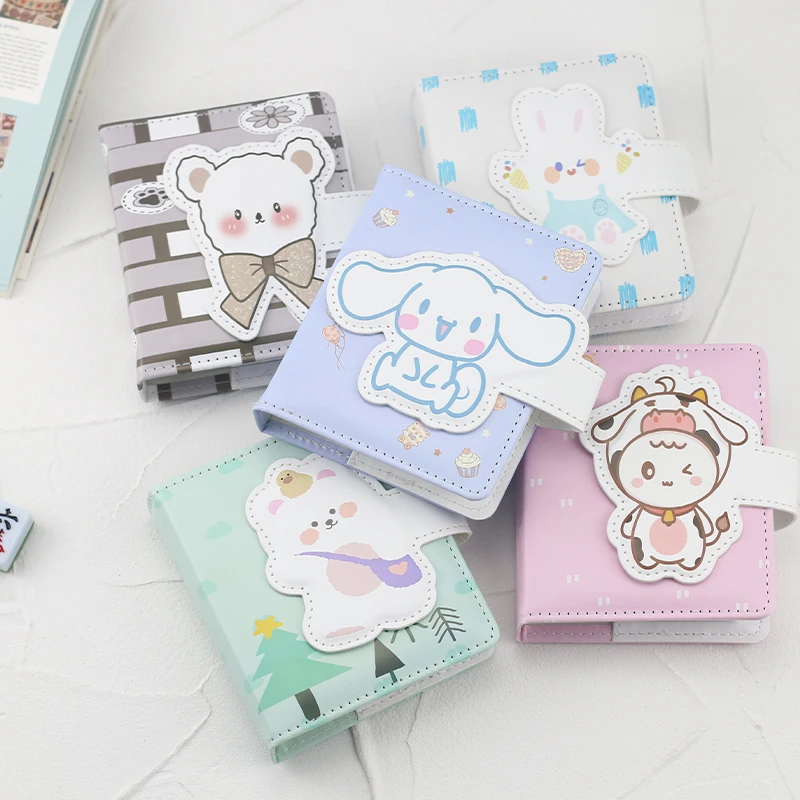 Фотоальбом с милыми животными на магнитной застежке из ПУ для 2*3 дюймовых фотографий/kpop фотокарт 36