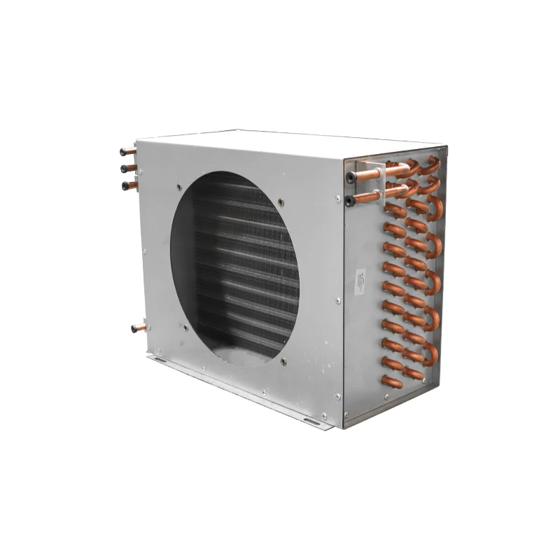 Copper tube condenser coil refrigeration equipment for beverage cabinets