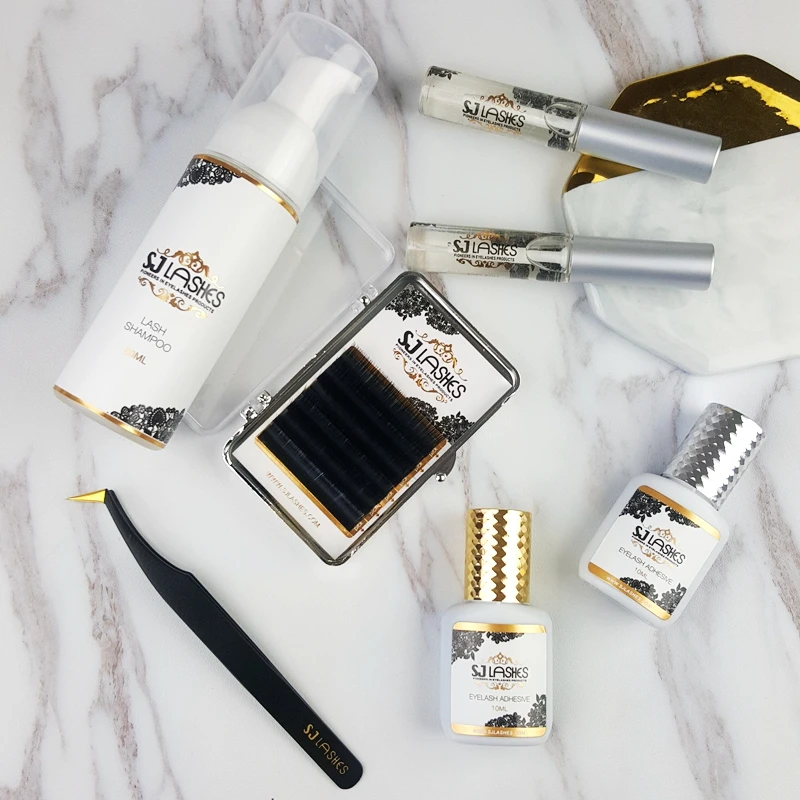 Custom 5ml Pro Hold Banana Scent Eyelash Extension Glue with Bottle and Cap Professional Lash Glue