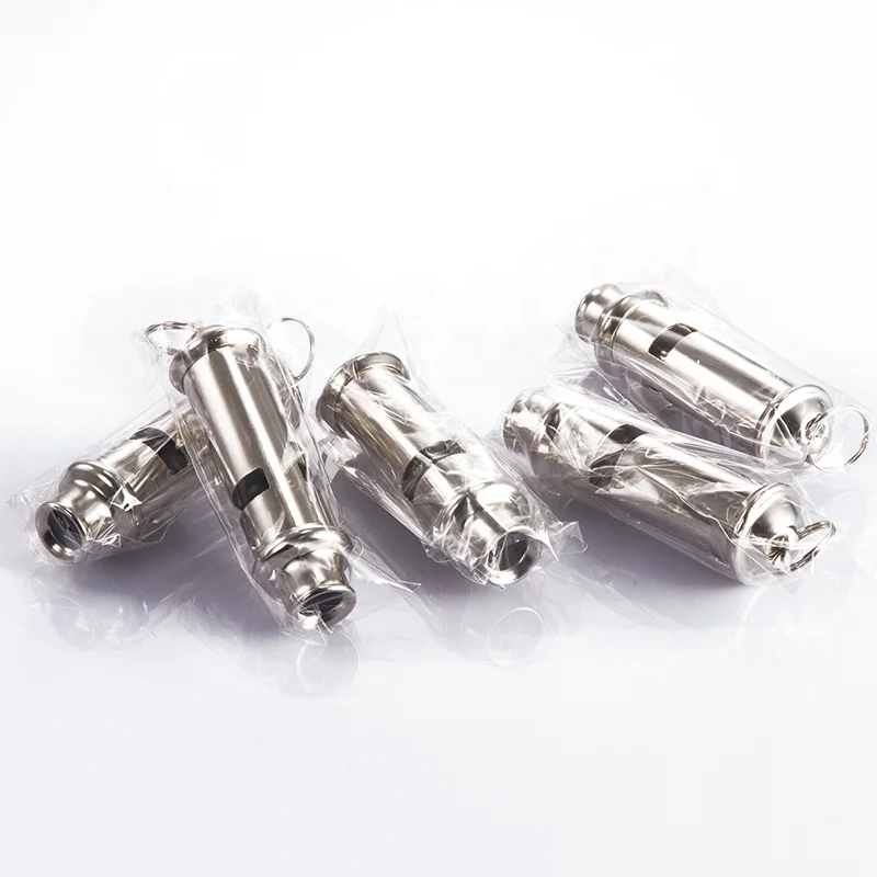 Emergency survival police whistle cheap sports metal whistle