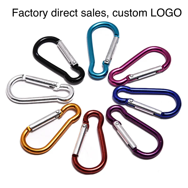Light Weight  Colorful Hiking Customized Mini Climbing Carabiner