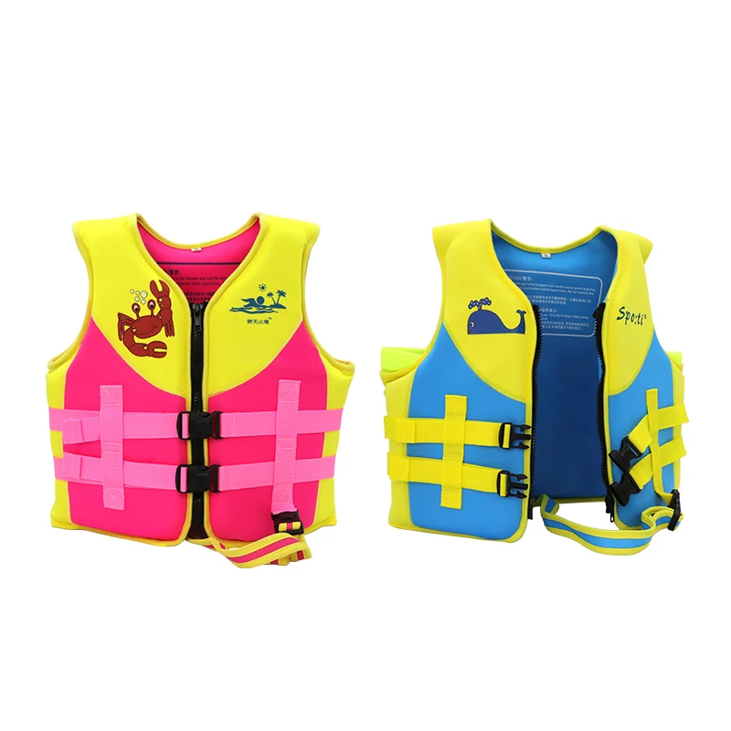 Life saving jacket - inflatable life jacket for marine safety Children