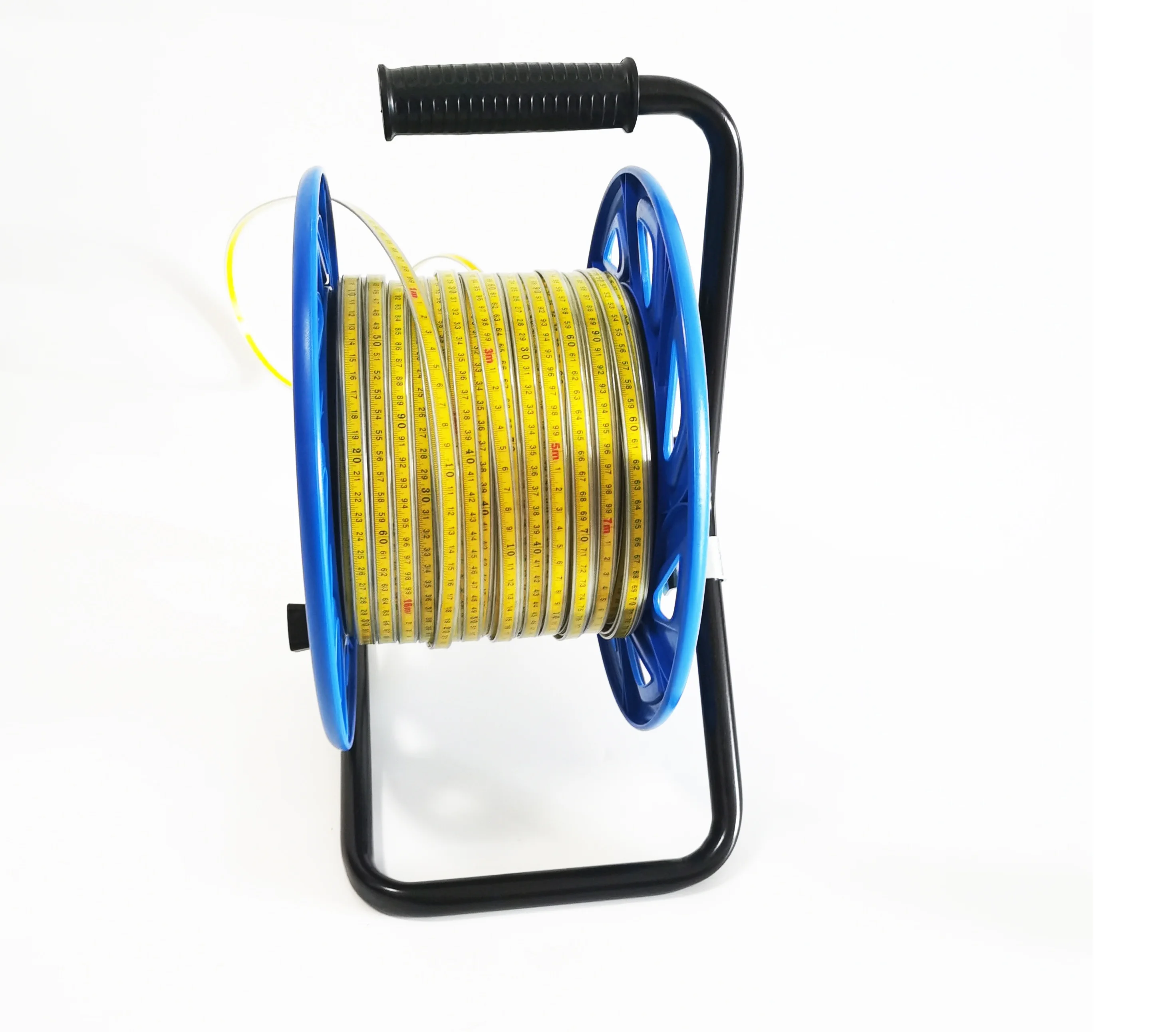 China Portable 30m-500m Water Depth Indicator Steel Ruler Cable Water Tank Level Meter  Water depth gauge