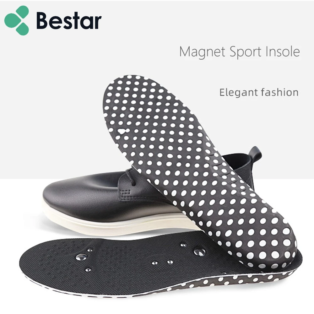 Magnetic Massage Foot Therapy Reflexology Pain Relief Shoe Insoles Washable and Cut