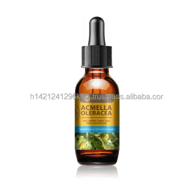  Травяной экстракт Acmella южноравнистой париклаты в жидкости типа 25 мл. (Высокая концентрация) спирт извлеченный