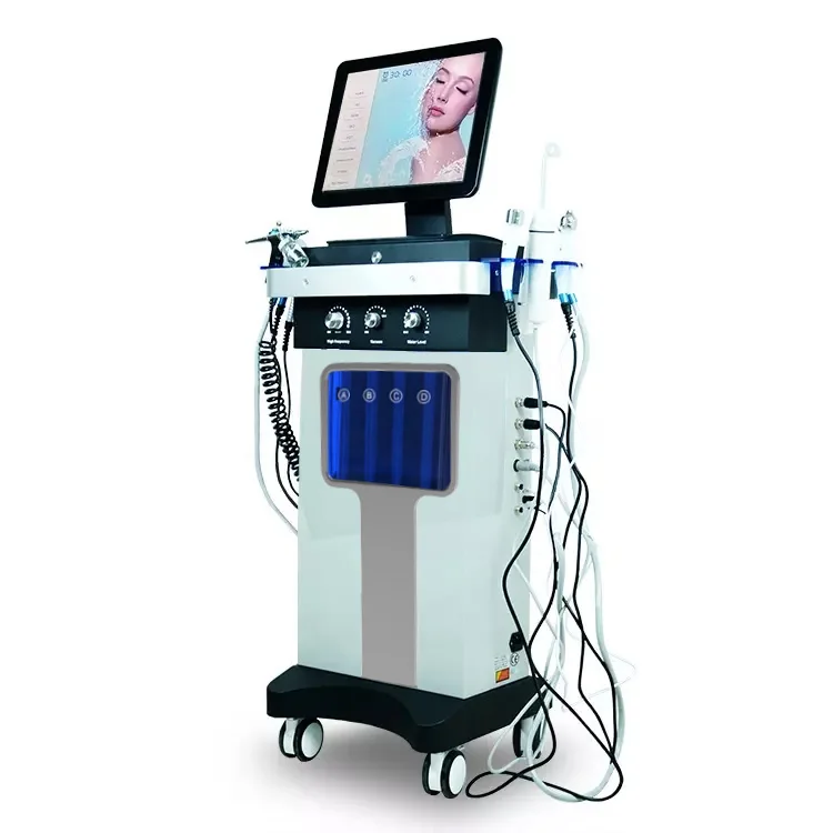 Hydra dermabrasion 2023 oxygen facial beauty machine 12 in 1 multifunctional blackhead removal oxygen jet