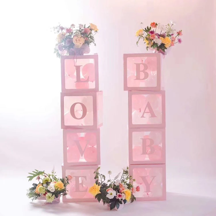 Реквизит для украшения Дня Святого Валентина, свадьбы, креативная прозрачная коробка для воздушных шаров