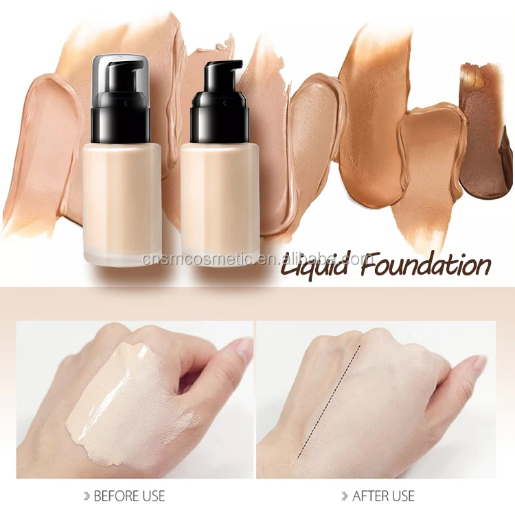 China wholesale makeup your own brand waterproof foundation cream