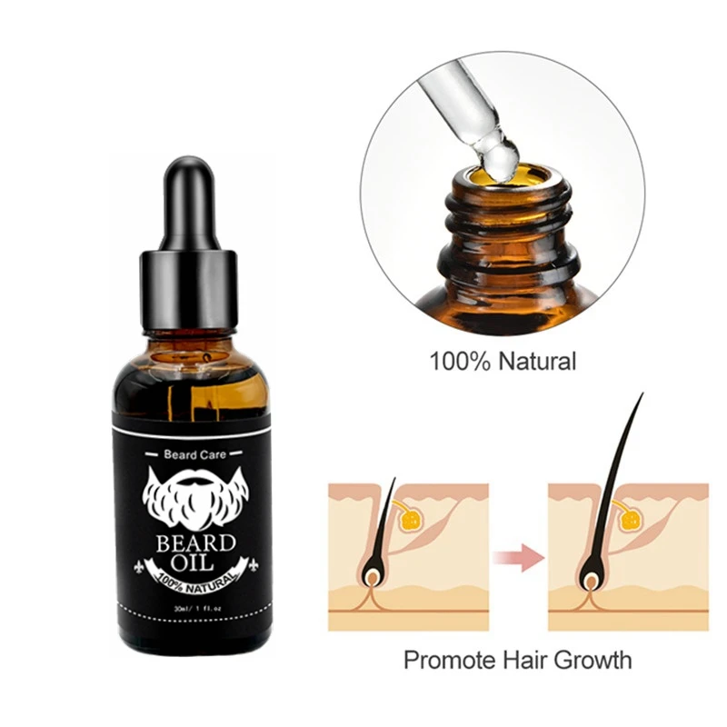 wholesale Men care  organic 100%  natural essential beard serum oil beard growth private label