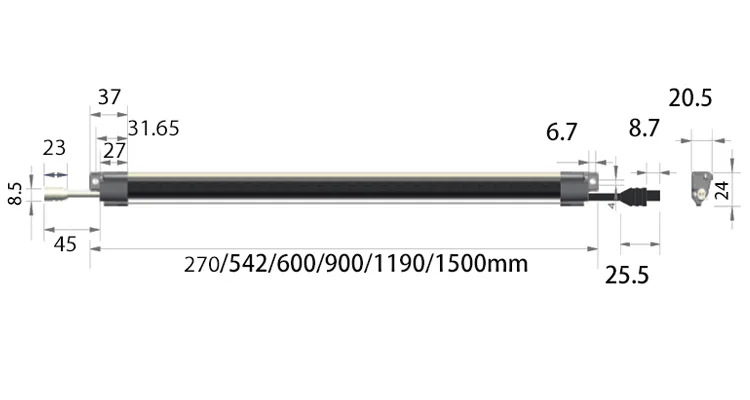 Светодиодное освещение для супермаркета, 24 В постоянного тока