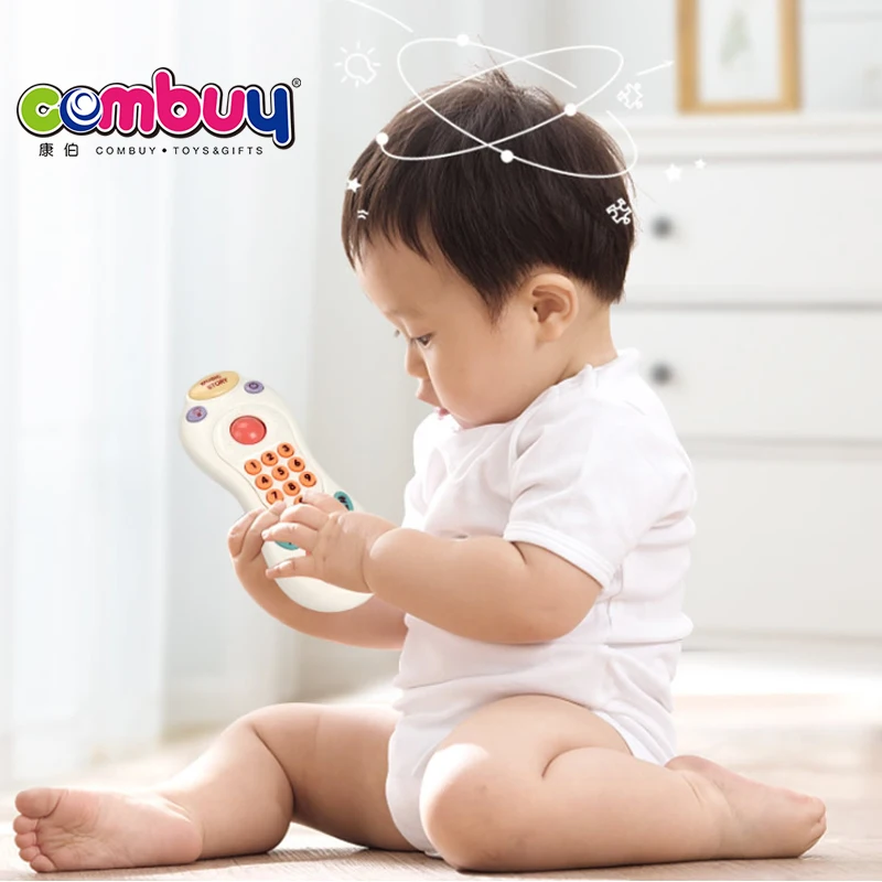 Educational early learning musical baby mobile phone remote