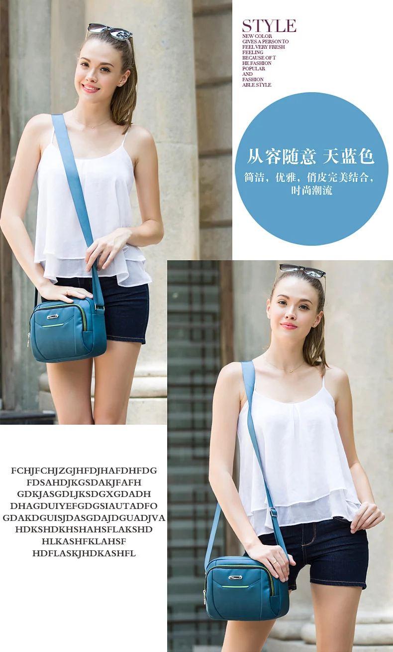 
Sling bag for Girl Messenger Bag Shoulder Bag Nylon 