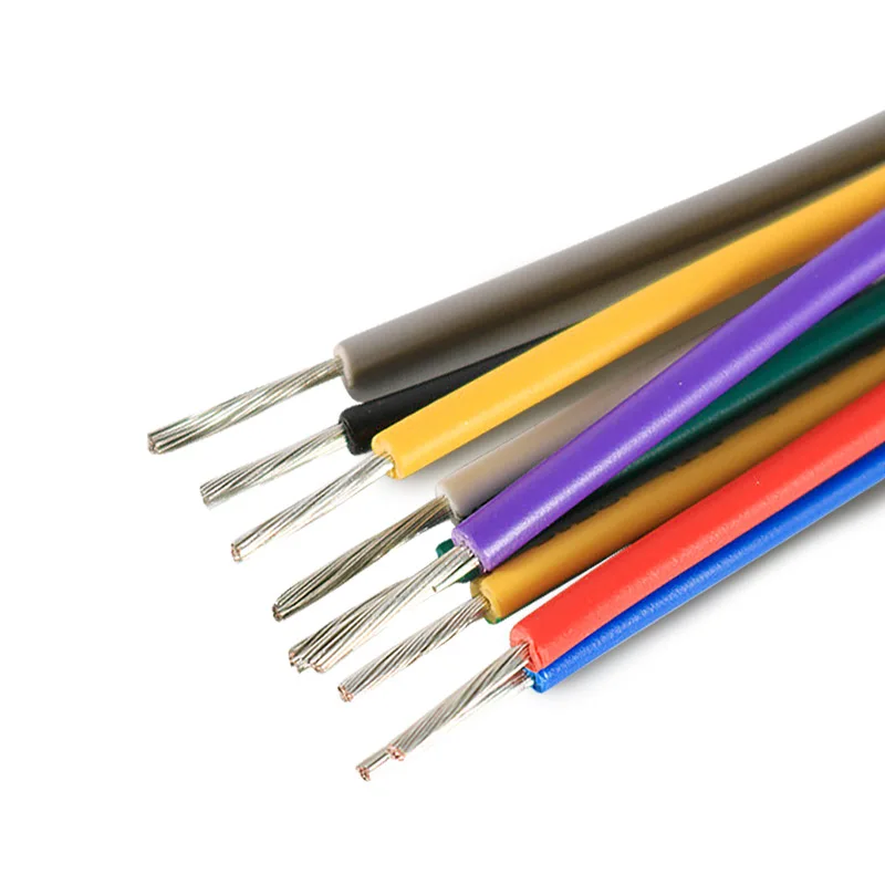 Tri-Rated 0.22Mm Wires Wrap Silver Plated 0.35 Mm Shielded Film Warp Solid Copper  el wire