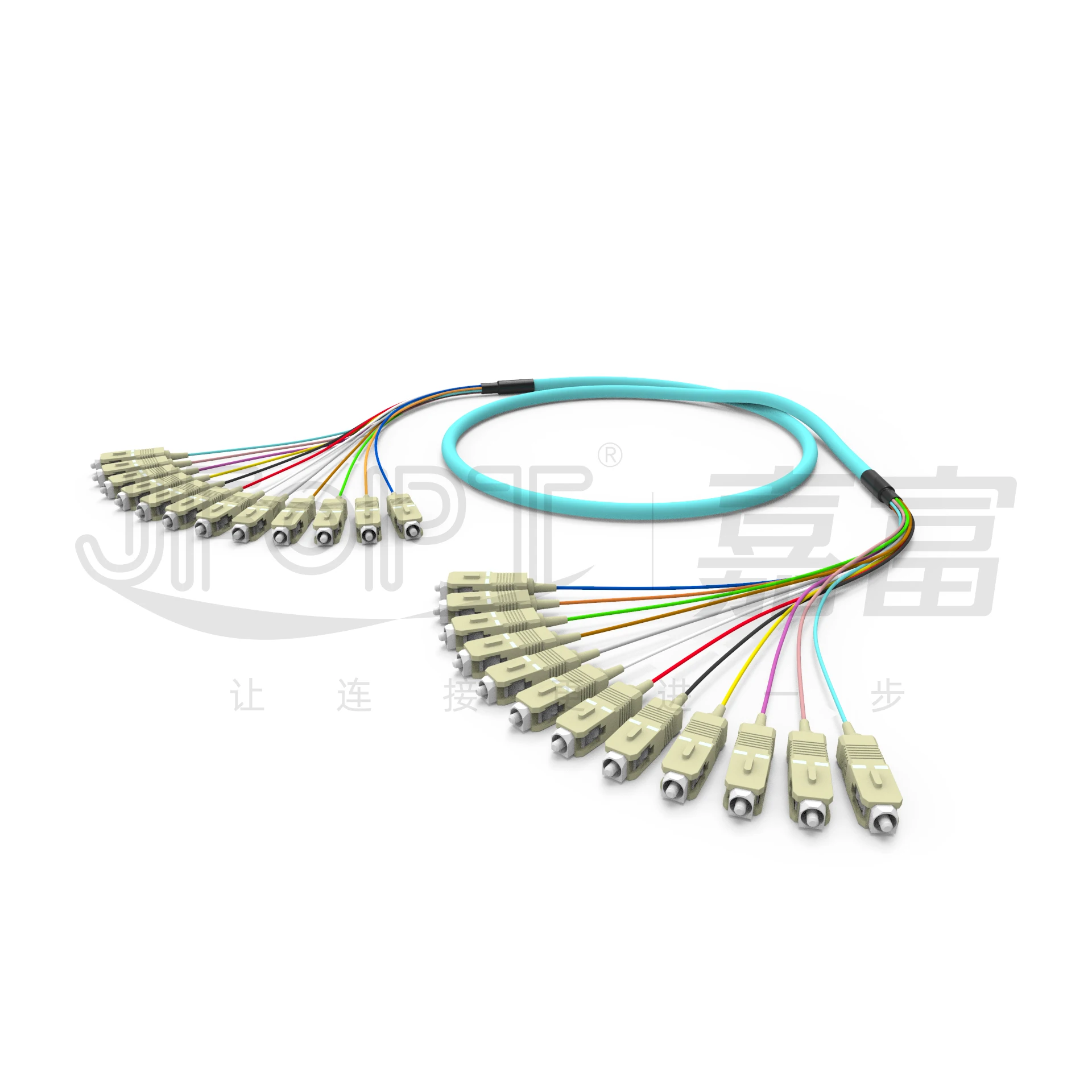 Manufacturer good price Multi mode LC SC ST FC patch cord optical fibre bundle patch cord cable breakout patch cord