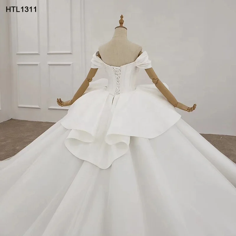 Jancember HTL1311 Off Shoulder Bridal Wedding New Arrival Wedding Dress Ball Gown
