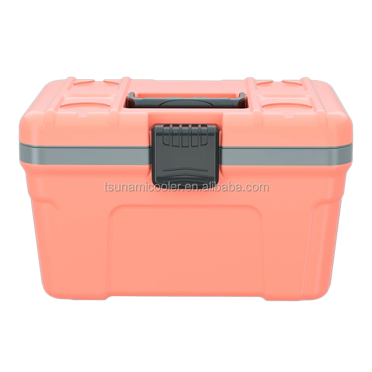 Tsunami 12L Plastic Cooler Solar Fishing Cooler Box Small PU Foam Fish Ice Injection Mold Cooler Box