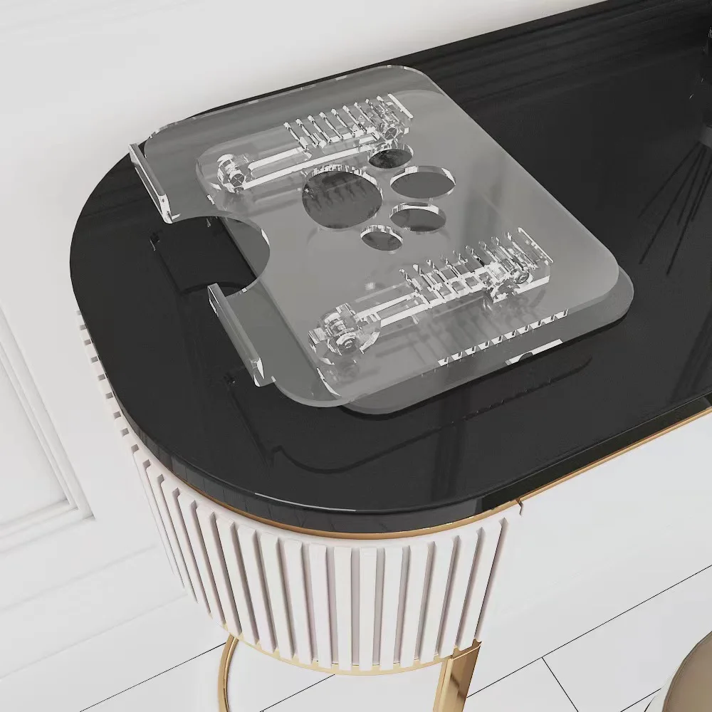 Transparent Acrylic Reading Book Stand Shelf Adjustable Mini Flat Bracket 180 Degree Tablet PC Holder Gift Set