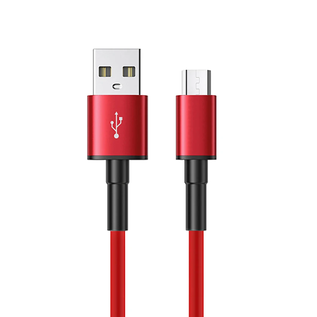 Drop Shipping Usb Micro Data Cable 5V/2.4A Micro Cable TPE For Mobile Phone