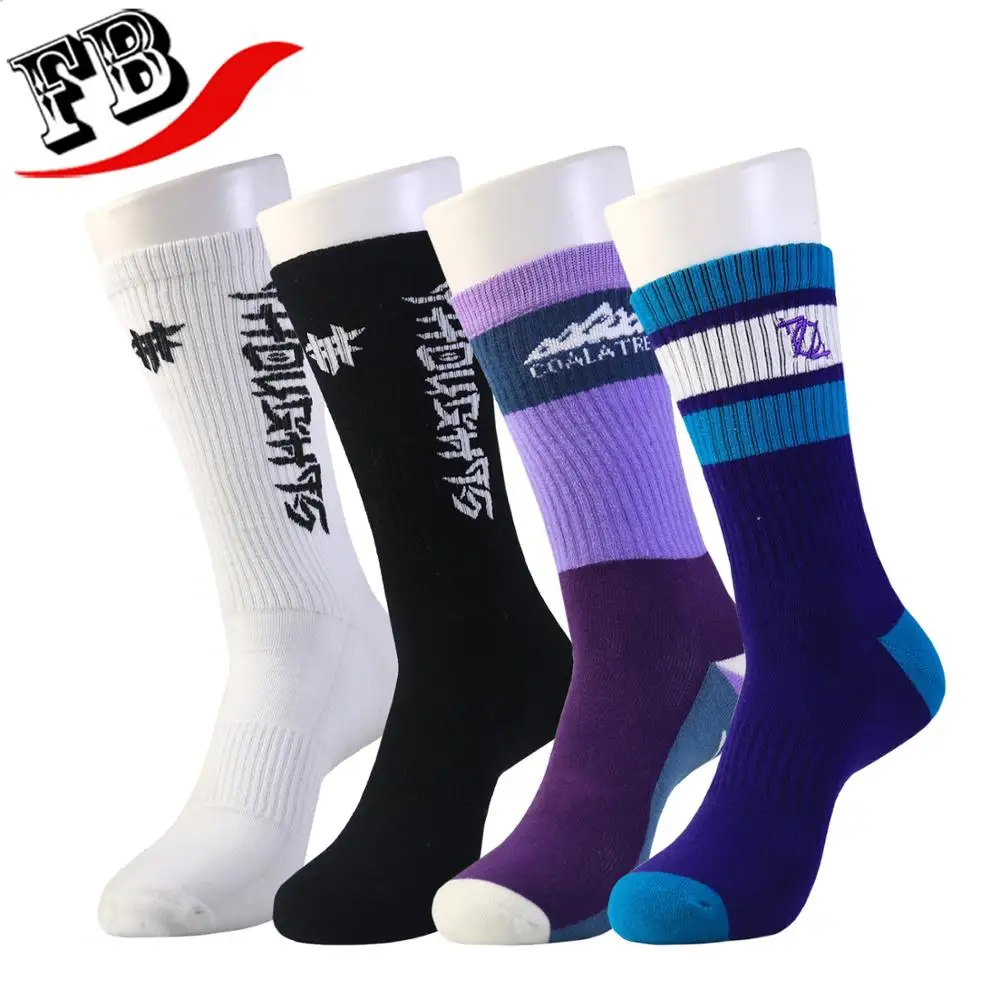 Wholesale custom athletic socks basketball sports Yeezy crew calcetines mens socks