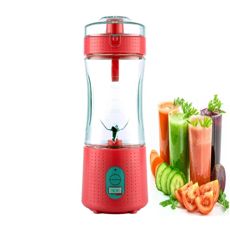 First Piece Special price battery operated portable fruit juice blender 380ml plastic electric hand cake mixer milktea cups
