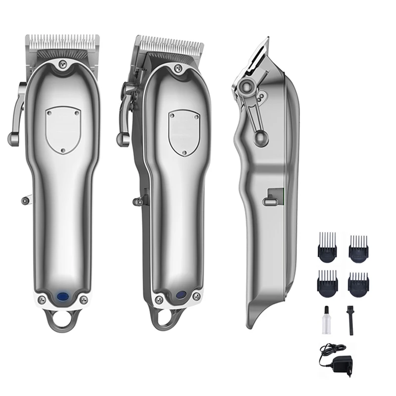 Anolife Full-metal Professional Hair Trimmer With LED Display Cordless Hair Clipper for Men Hair Cutter Machine Body Trimmer