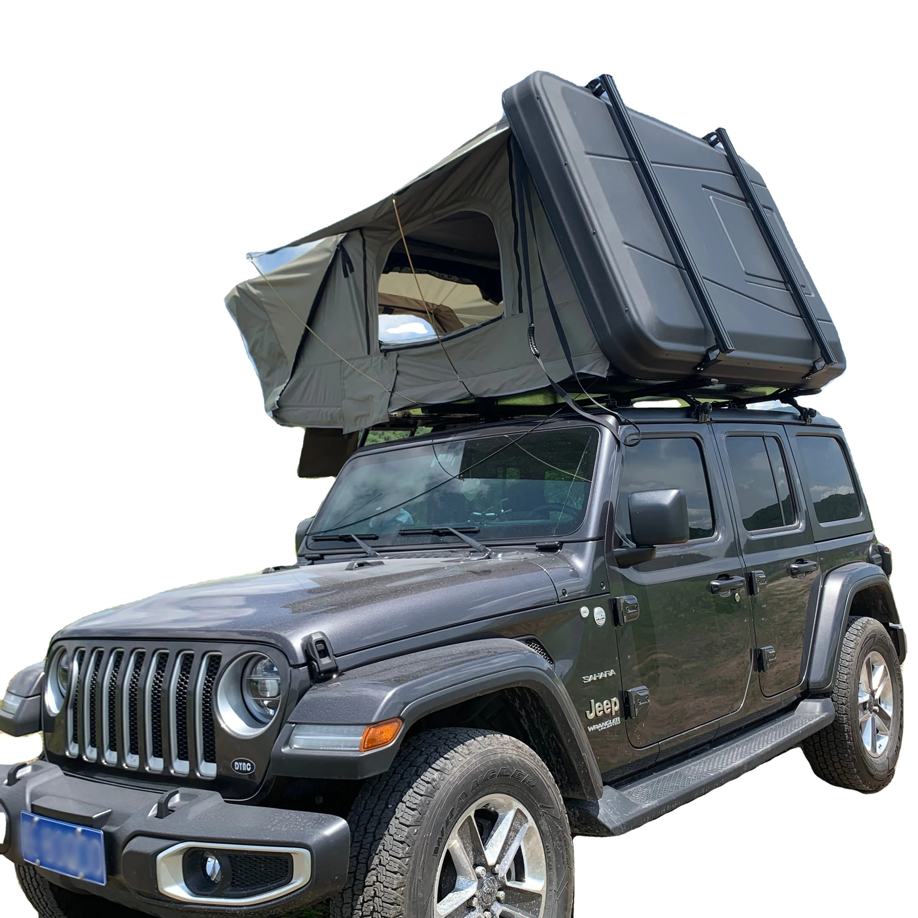 2024 Aluminum shell rooftop SUV tent  Extra large space car tent for camping