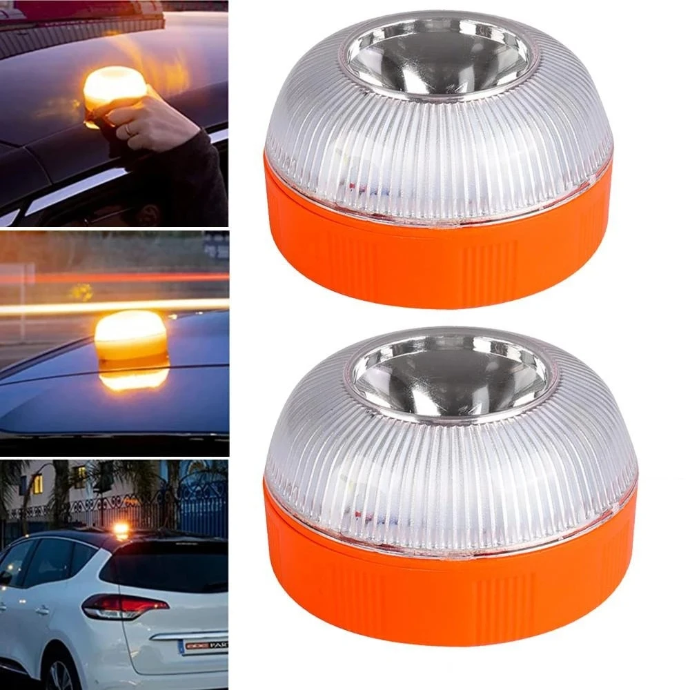 Заводская оптовая продажа, перезаряжаемый Магнитный Автомобильный аварийный фонарь V16, светодиодный маячок для дорожного движения, предупреждение о дорожной аварии
