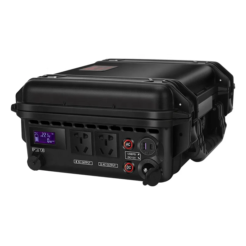 High quality 220v 2000w 1036wh portable lithium battery solar outdoor power station