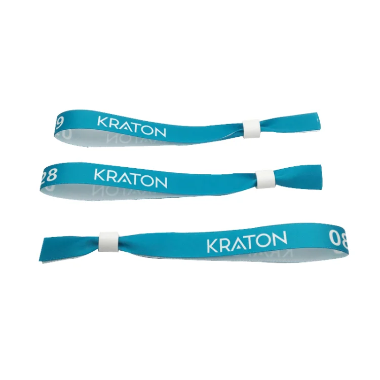 Promotional new design women custom fabric elastic wristbands bracelet