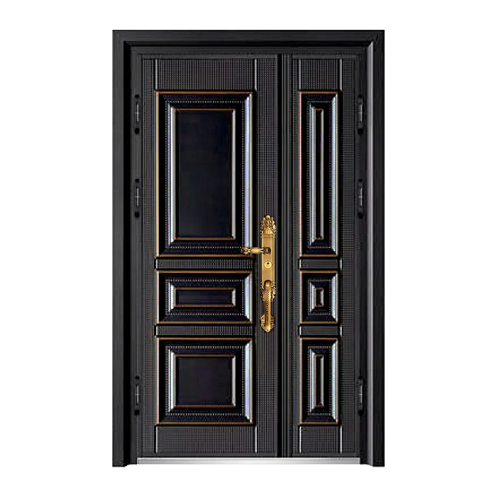 High Quality Exterior Door Fancy Cast Aluminum Doors Entrance Security Door