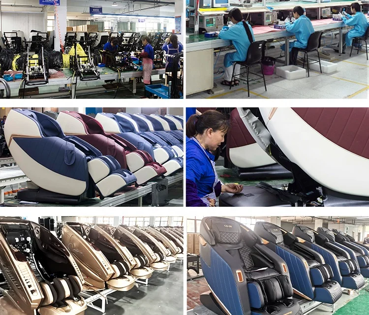 OEM Cheap Factory Price massage chair 8d zero gravity luxury  Electric SL Track office Full Body health care massage chair 4d