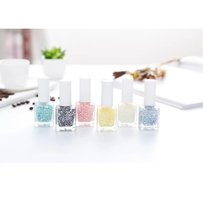 ПРОФЕССИОНАЛЬНЫЙ ЗАВОД по оптовой цене, популярный красивый гель с эффектом снега, Блестящий лак для ногтей, печать этикеток
