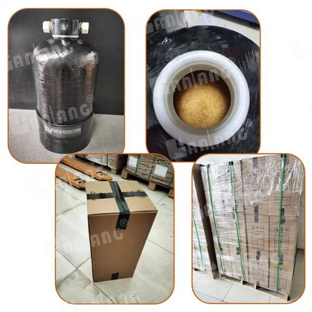 Lanlang camping tools portable eliminates hard water filter NSF certificated water softener RV water filter system