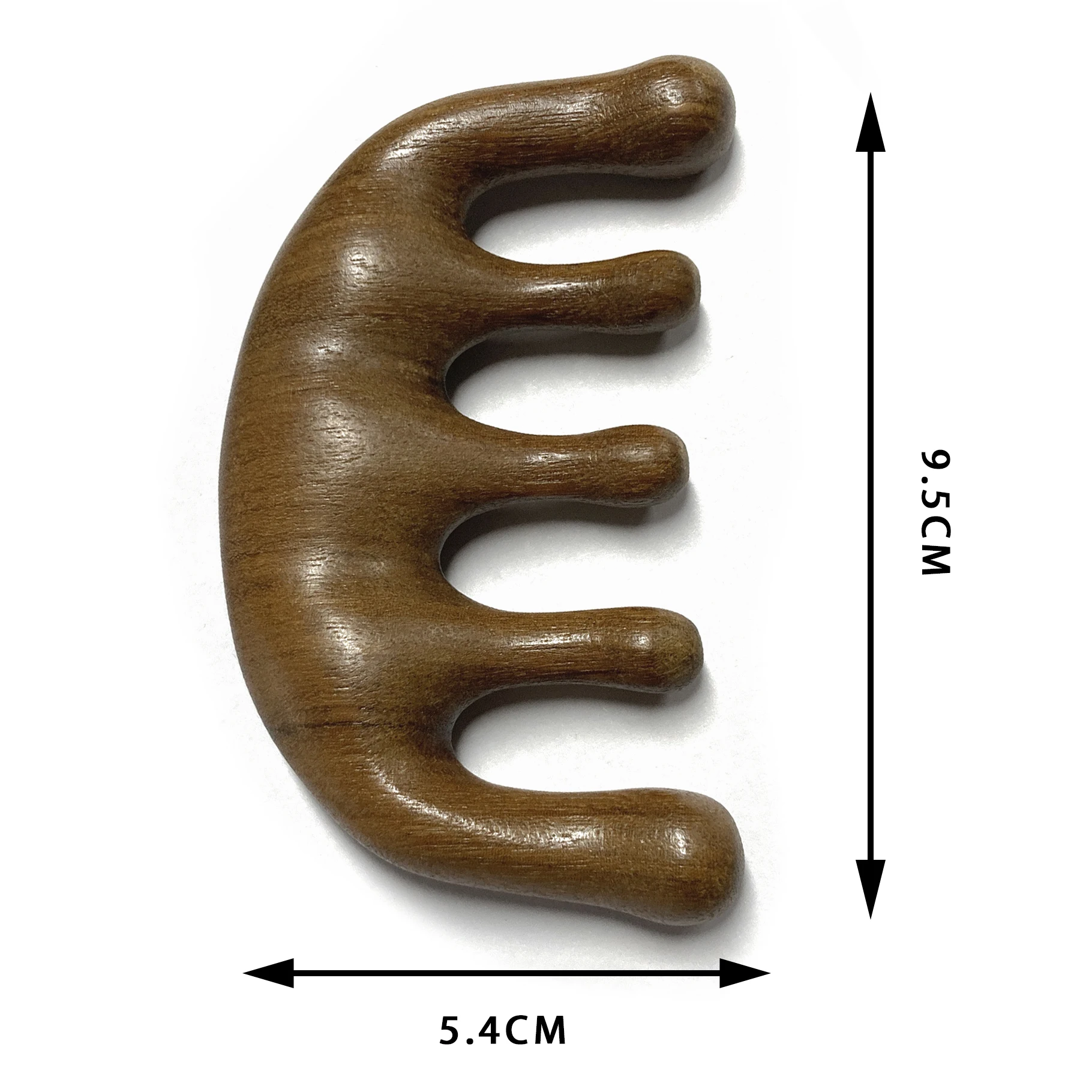 RTS YDM Custom logo Wooden Massage Comb Scalp Massager Comb Hand Made Sandalwood Comb