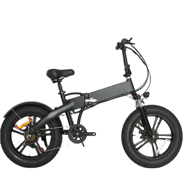 Real Time GPS Tracking 20 inch Folding Fat Tire Electric Bicycle with Colourful ebike Computer