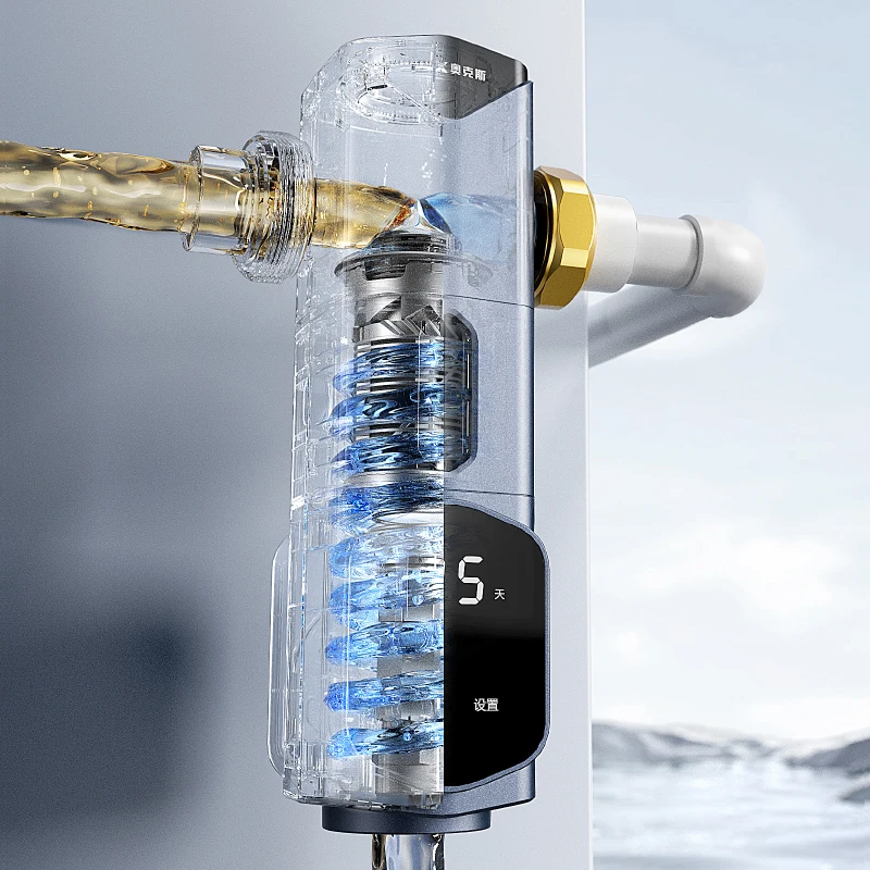 Household Appliances Water Purifier Machine Filter Water Timing Automatic Cleaning Antifreeze and Explosion-proof for Home