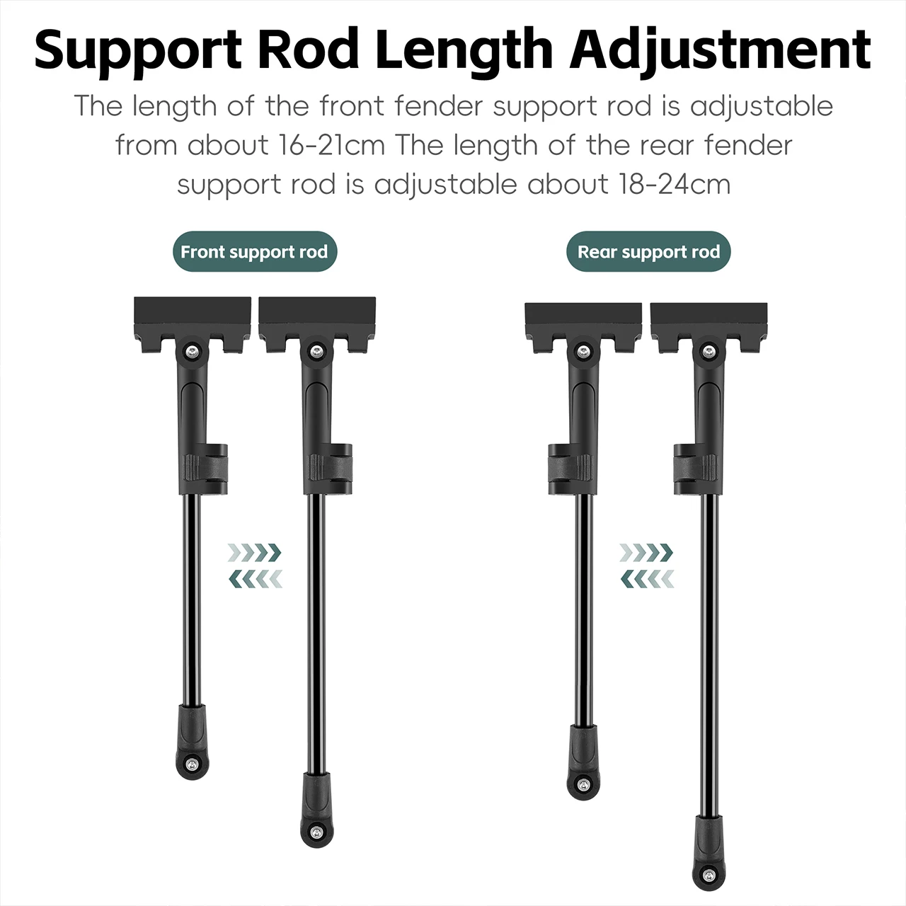 WEST BIKING Mountain Bike Front Rear Fender Quick Release Bicycle Fender Durable Lightweight Bicycle Mudguards