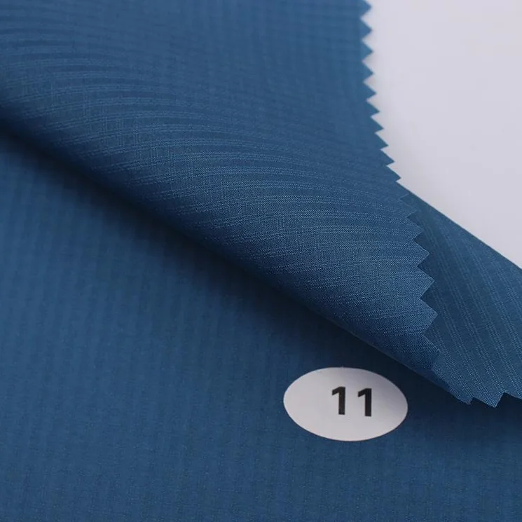 
2020 hot sale 20d nylon low elastic 0.15 double line plaid summer sunscreen fabric breathable lightweight down jacket fabric 