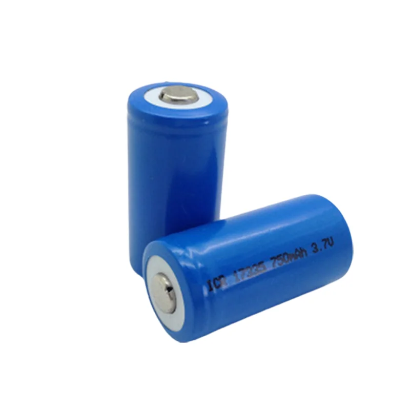 Rechargeable 3.7v ICR17335 750mah Li-ion battery pack for led emergency bulb light li-ion battery with high quality factory OEM
