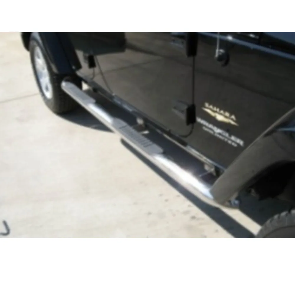 Single Tube SIDE BAR FOR JEEP WRANGLER JK 07-17 4DOOR