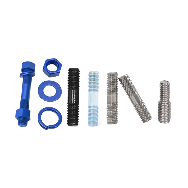 M4 M6 M8 M10, M12 M14 M16 stainless steel carbon steel zinc plated stud bolt double-ended stud bolts double ended bolts/