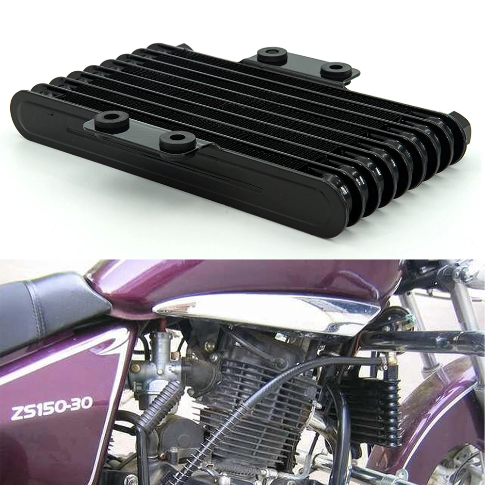 Black Motorcycle Oil Cooler Fuel Engine Radiator Suit 125CC-250CC Dirt Bike ATV Motor De Moto for Yamaha JYM250 YS250