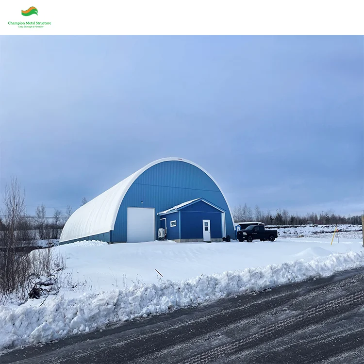 50x40ft PVC Dome Shelter with CE  - Wind Load 110km/h Snow Load 0.4KN/m² for Heavy-Duty Equipment and Storage