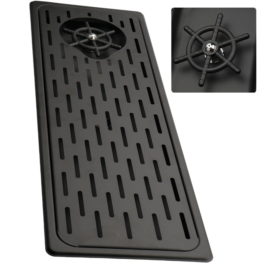 Stainless steel Glass Bottle Washer Black Pitcher Rinser 65cm High Pressure Undercounter Kitchen Sink Glass Rinser