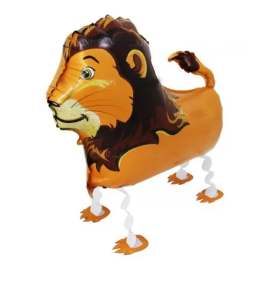 Wholesale Kids Party Animal Shaped Cartoon Gold Helium Latex Foil Giant Walking Pet Balloons