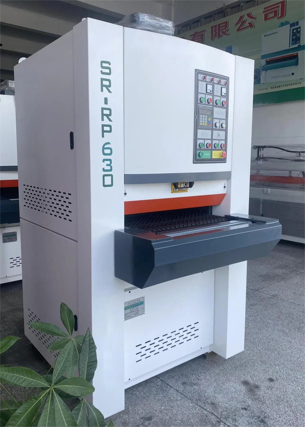 BSG630R-RP Wide Belt Sanding Machine For Woodworking Durable Sander Wood Processing