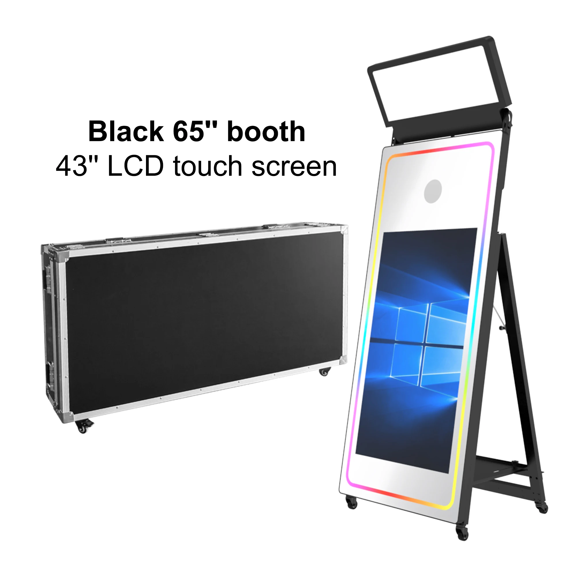 Newest Mirror Photobooth Machine With Pc Touch Screen Mini Photobooth Mirror Photobooth